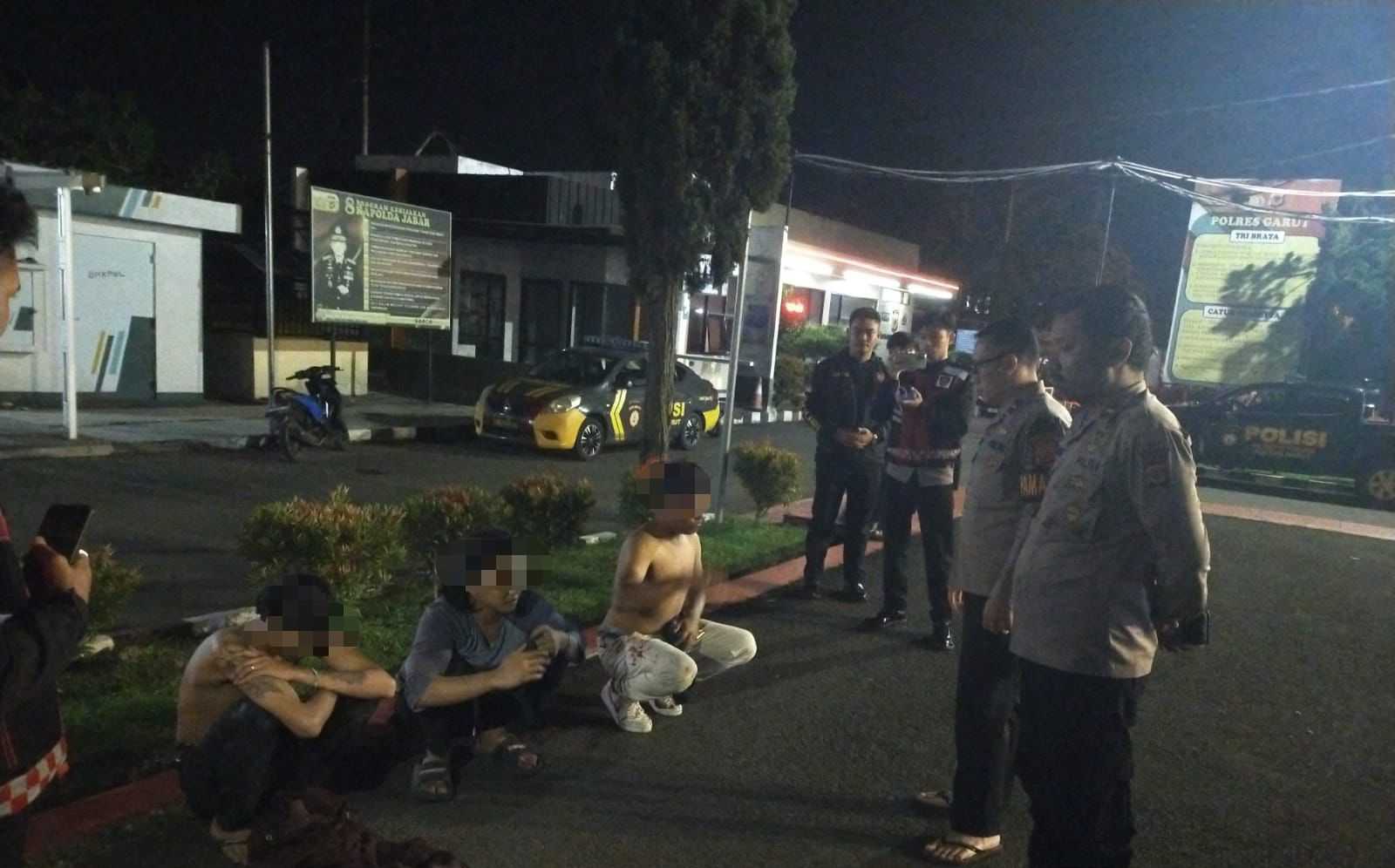 Tiga Orang Mabuk Diamankan Usai Keributan di Jalan Ahmad Yani Garut
